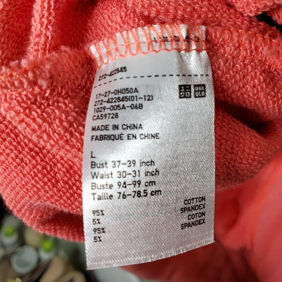Uniqlo cotton tangerine crew neck sweater … - Picture 8 of 9